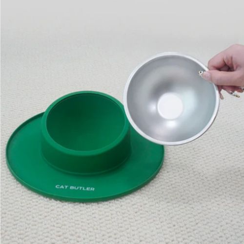 Comedouro de Inox Para Gato - Saurshop