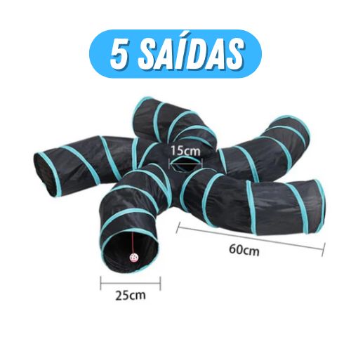 Túnel Para Gatos 5 Saídas - Saurshop